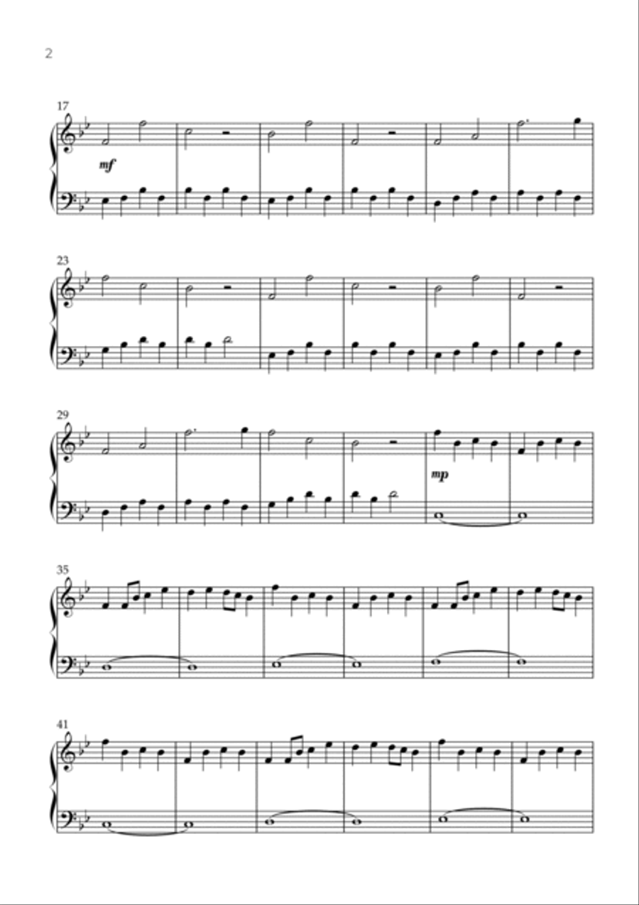 Hopes & Dreams Save The World His Theme Easy Piano scores gallery preview page 2