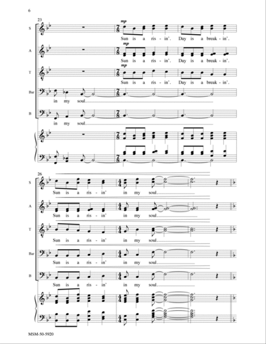 Yonder Come Day Divisi scores gallery preview page 5