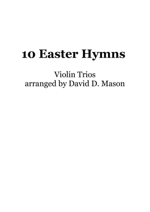 Book cover for 10 Easter Hymns for Violin Trio with piano accompaniment