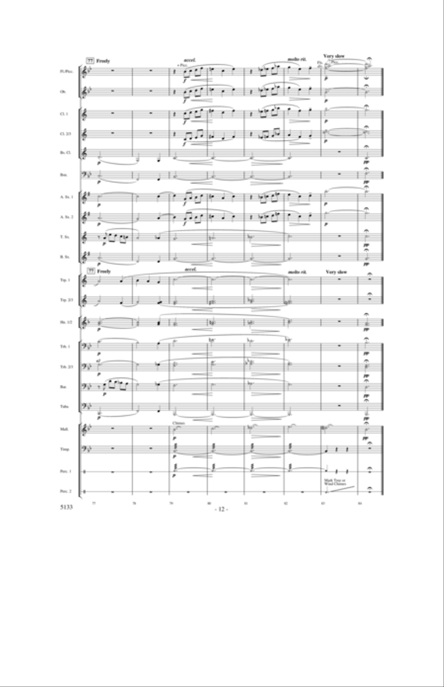 It Came Upon The Midnight Clear Concert Band scores gallery preview page 11