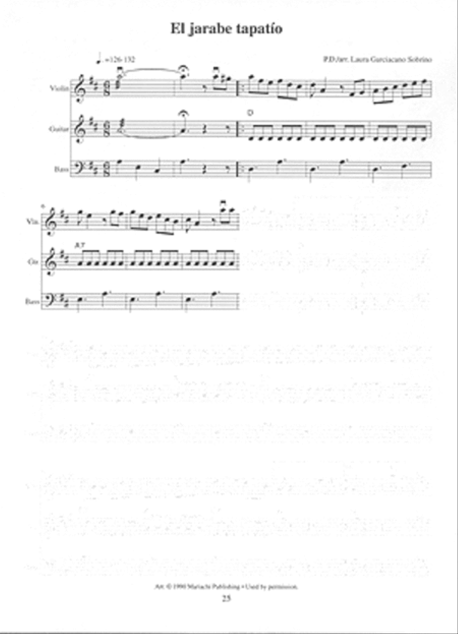 Mariachi Violin Transcriptions Violin Solo scores gallery preview page 2