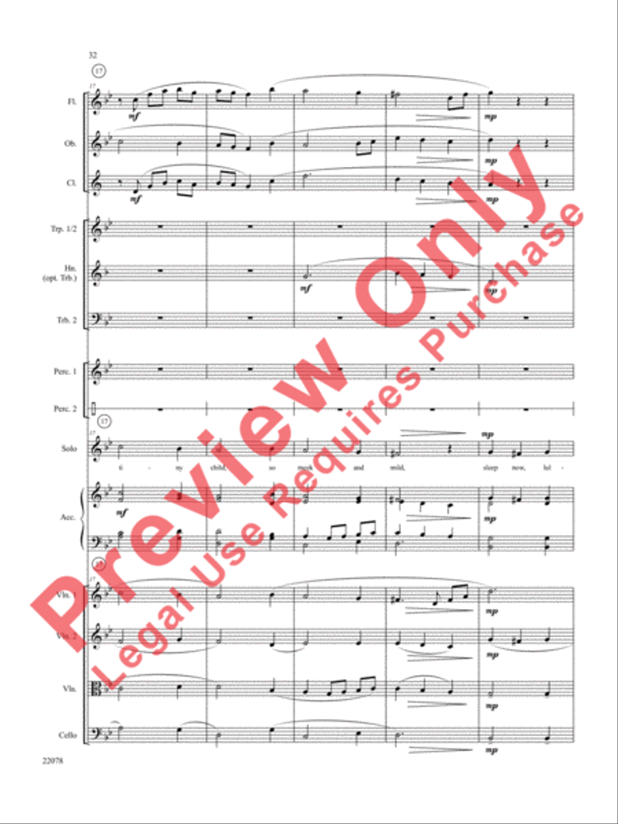A Christmas Carol (Instrumental Parts) Choir scores gallery preview page 33