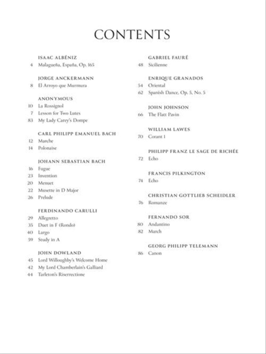 Classical Music for Guitar Duet Acoustic Guitar scores gallery preview page 3