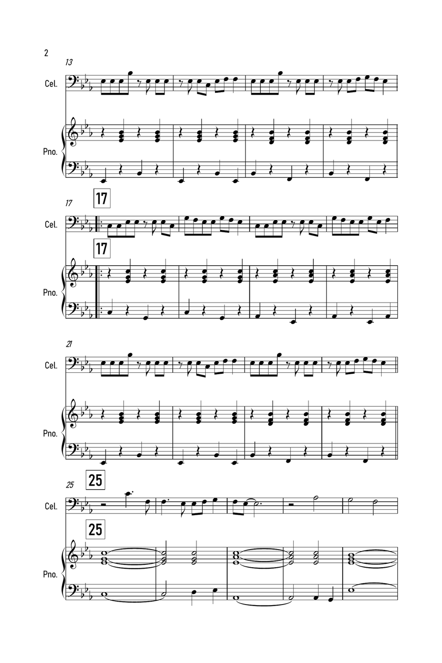Savage Love Piano scores gallery preview page 2