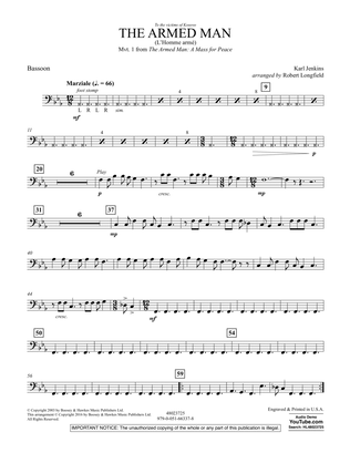 The Armed Man (from A Mass for Peace) (arr. Robert Longfield) - Bassoon