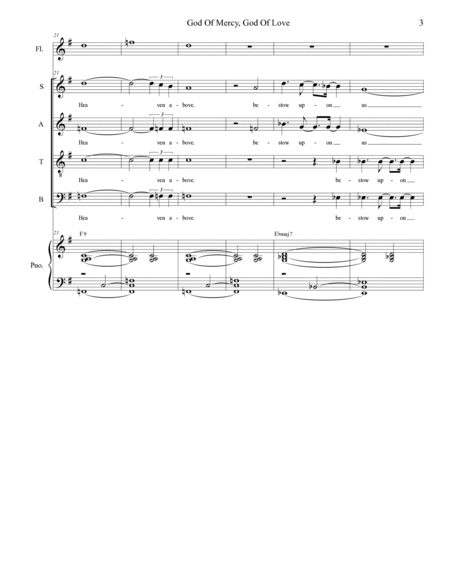 God Of Mercy, God Of Love (SATB Alternate Version) image number null