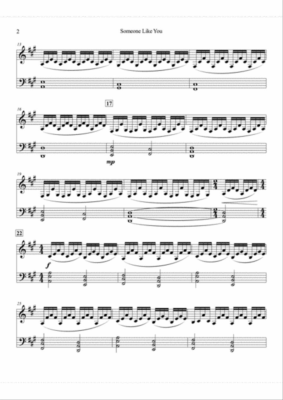 Someone Like You Small Ensemble scores gallery preview page 2