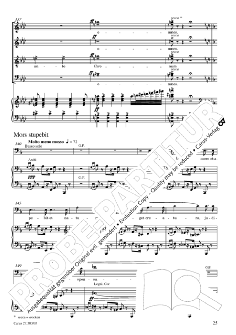 Messa da Requiem 4-Part scores gallery preview page 26
