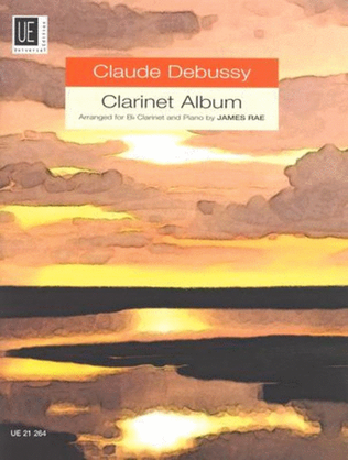 Book cover for Debussy Clarinet Album Clarinet/Piano Arr Rae