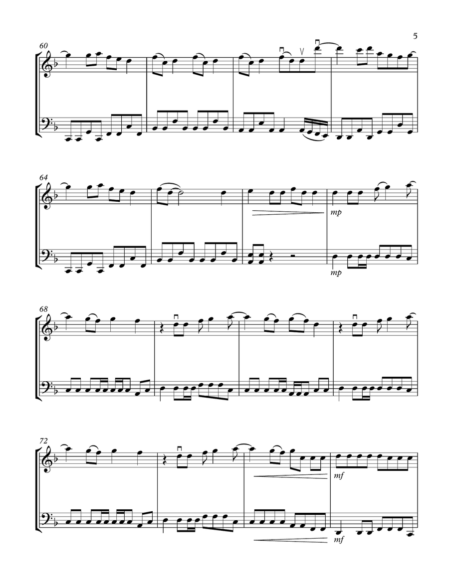 Sucker String Duet scores gallery preview page 5