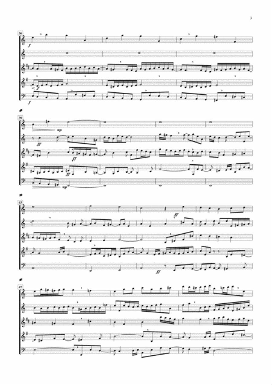 To Be Continued To Be Continued Woodwind Quartet scores gallery preview page 3