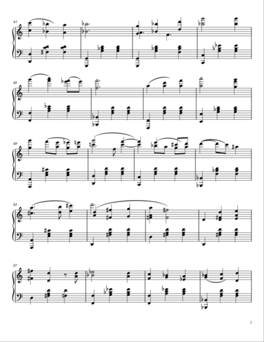 Howl's Moving Castle Piano Solo scores gallery preview page 3