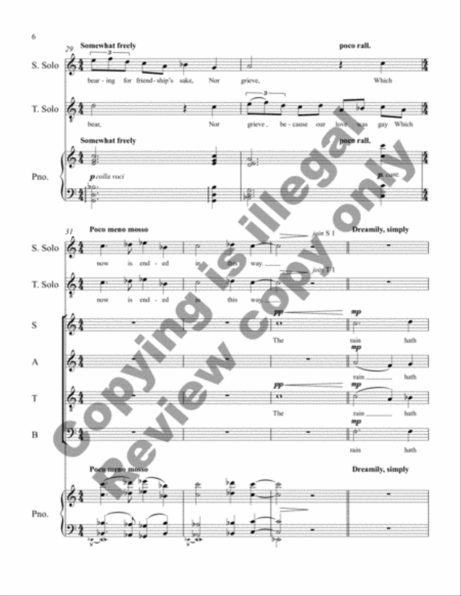 Chamber Music, Volume 3: Four Joyce Songs: Serenade in One Movement 4-Part scores gallery preview page 7