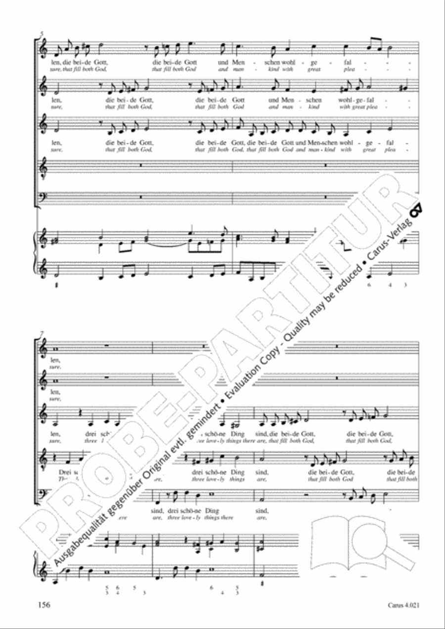 Schein: Israelsbrunnlein. Fontana d'Israel. Complete edition Choir scores gallery preview page 163