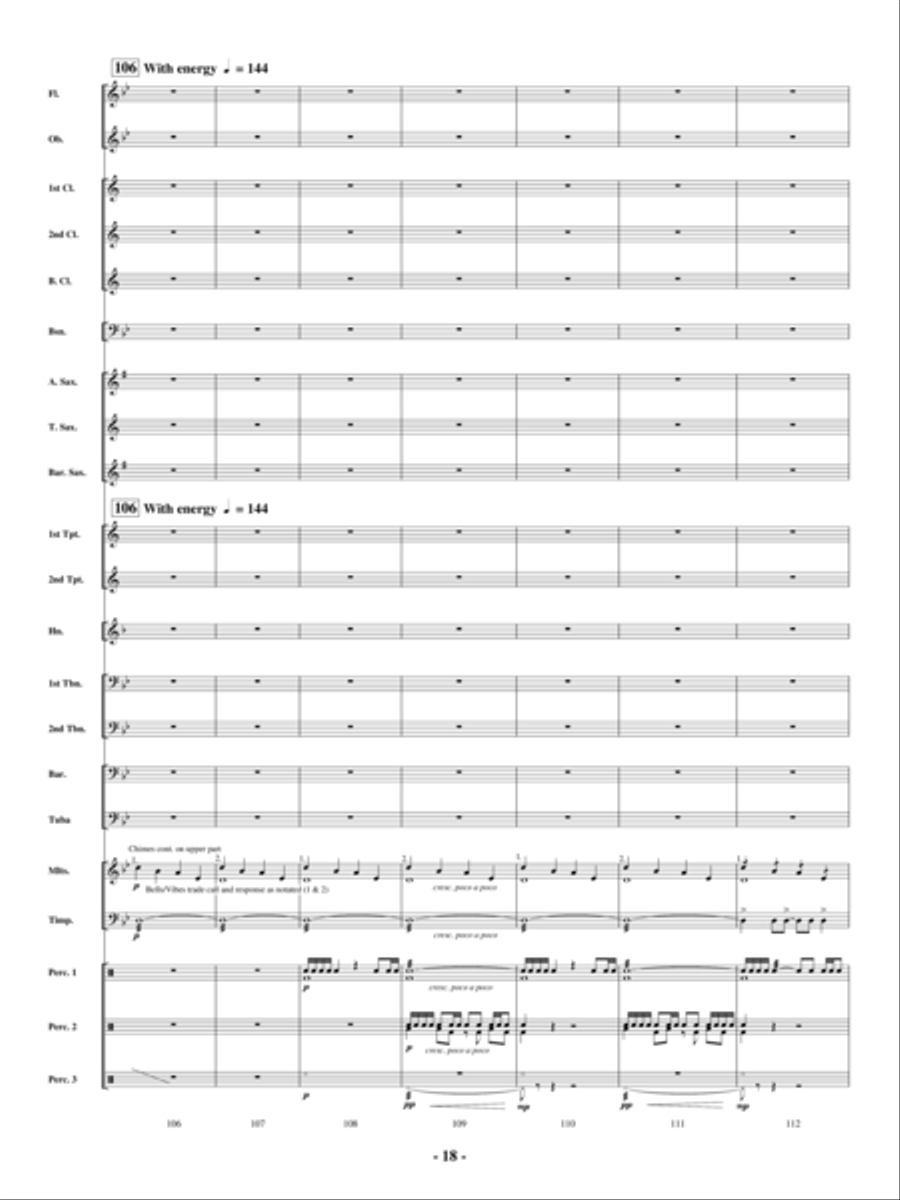 Repercussions Concert Band scores gallery preview page 17