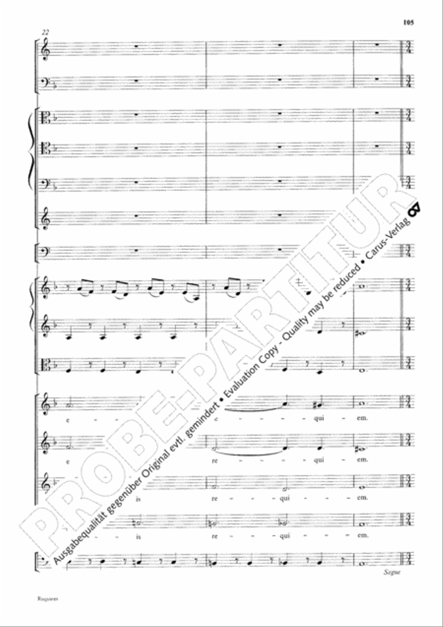 Requiem 4-Part scores gallery preview page 112