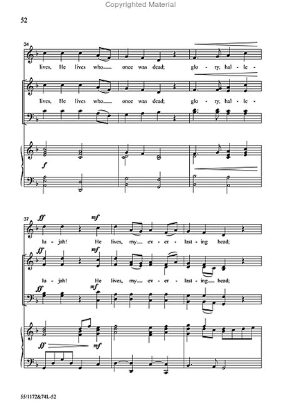 The Easter Story - SATB Score with Performance CD image number null