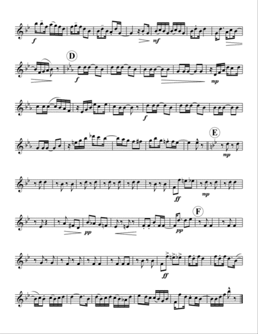 Swipesy Cake Walk Swipesy Cake Walk Saxophone Quartet scores gallery preview page 6