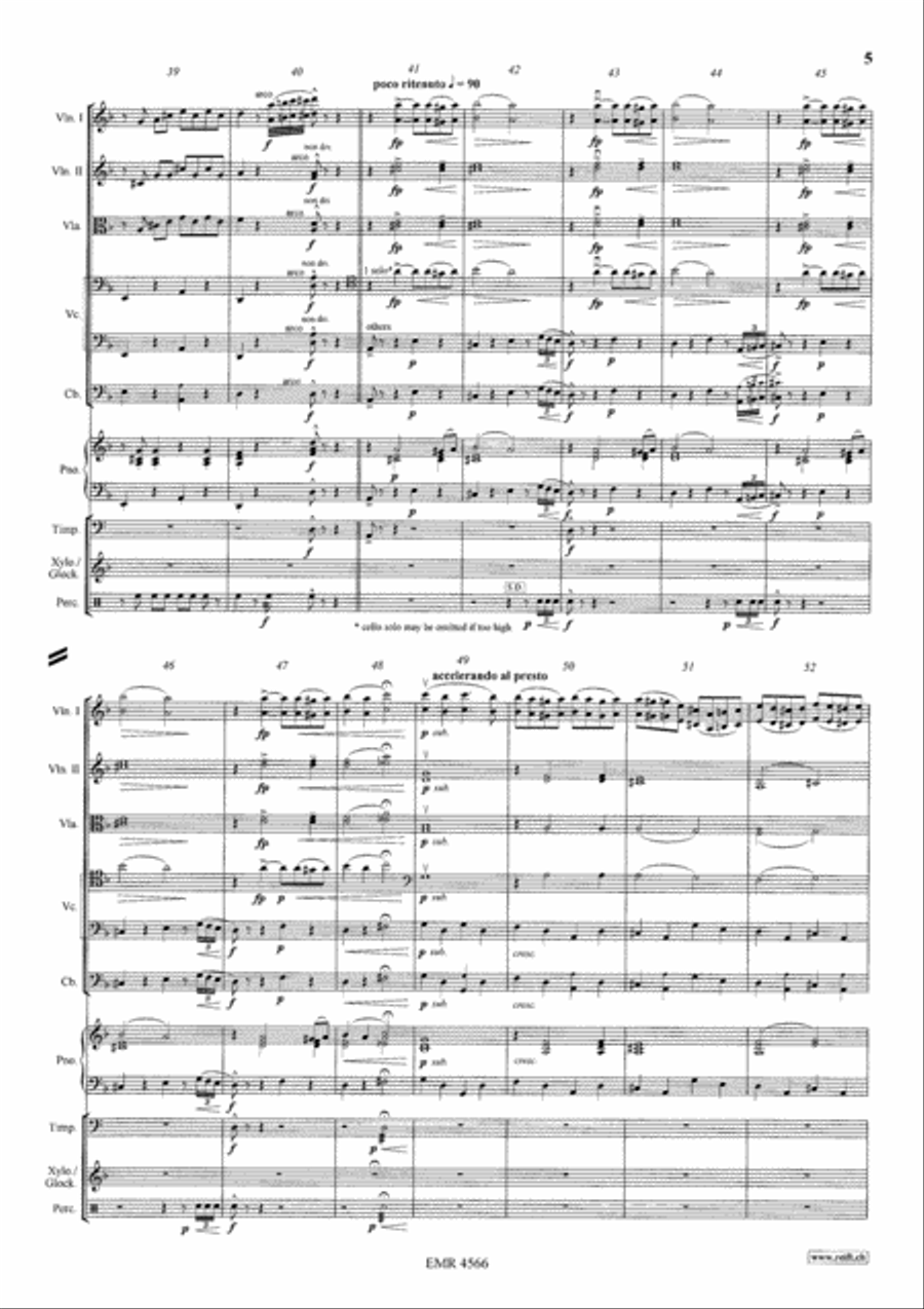 Russian Gipsy Song String Orchestra scores gallery preview page 6