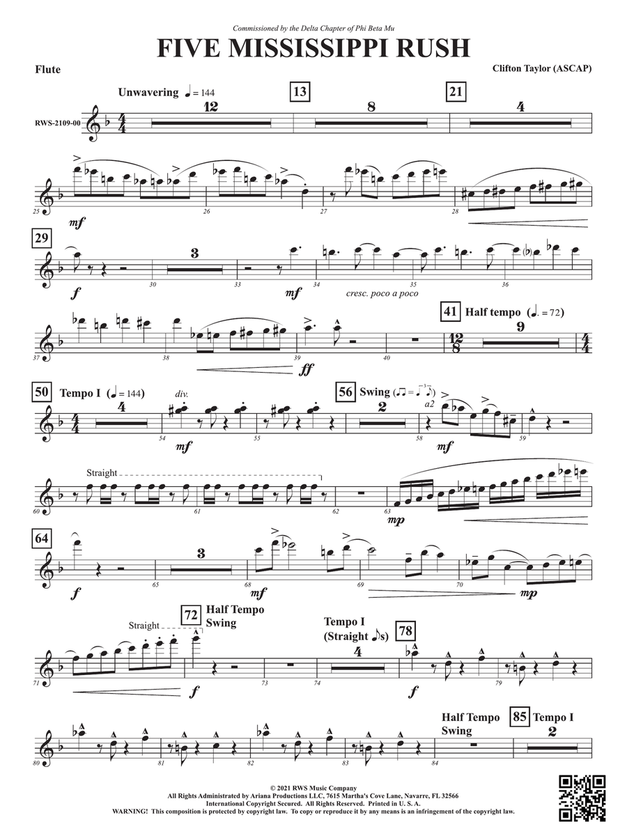 Five Mississippi Rush: 1st Flute