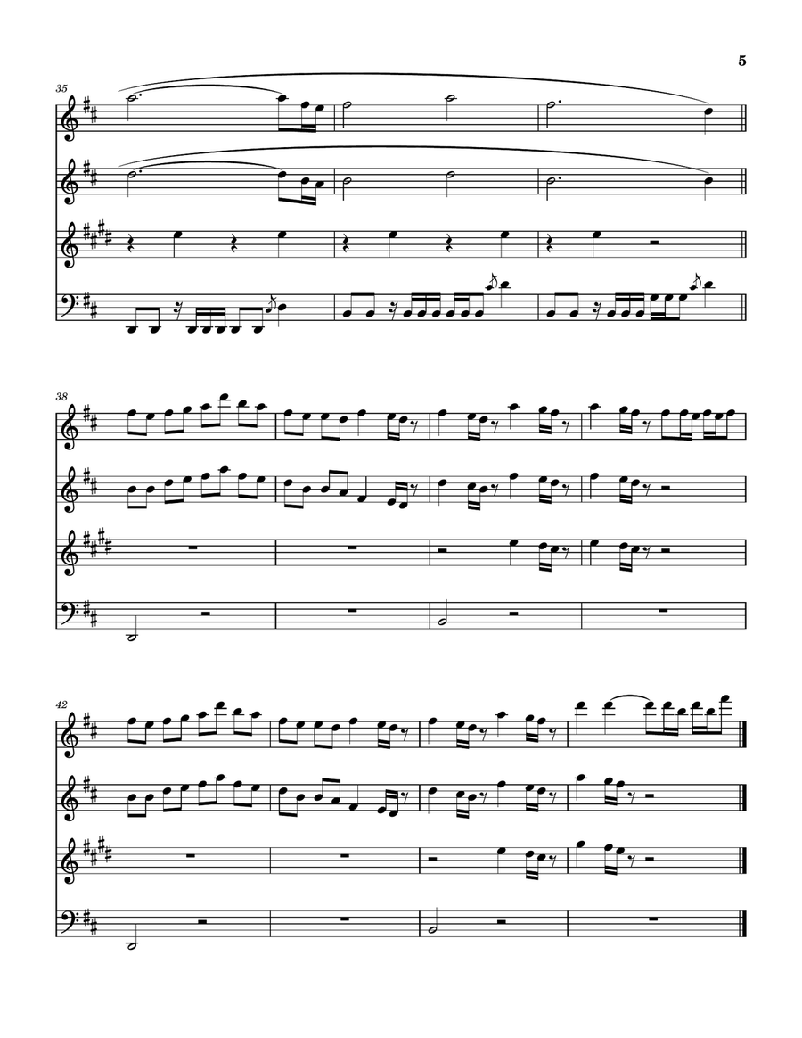 Hurt Woodwind Quartet scores gallery preview page 6