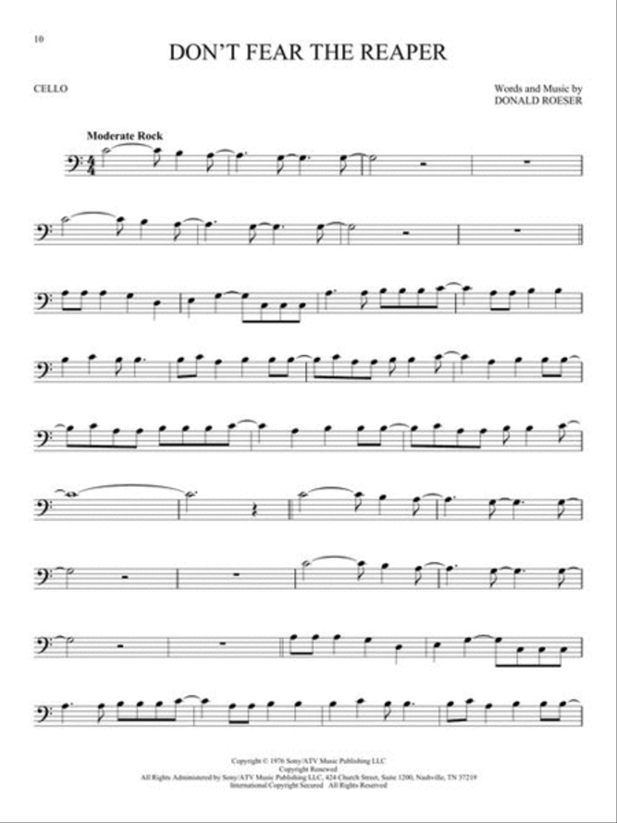 50 Pop Songs for Kids 50 Pop Songs for Kids Cello scores gallery preview page 5
