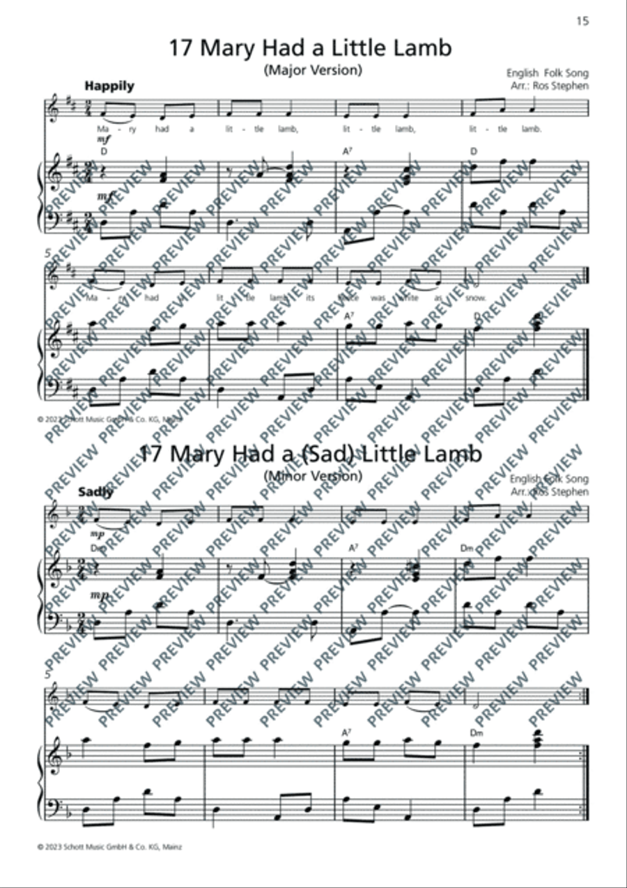 Violin Junior: Piano accompaniments 2 Violin Solo scores gallery preview page 15
