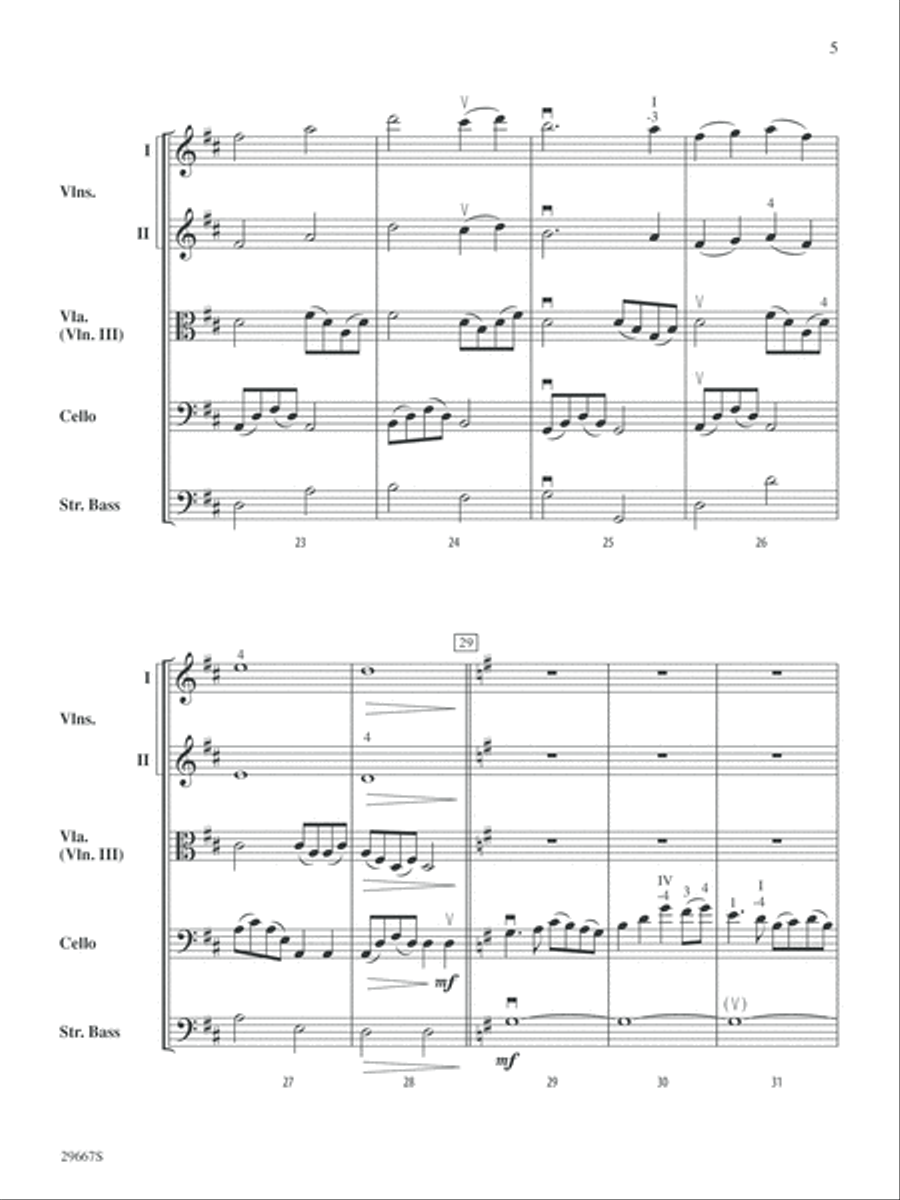 Dublin (A tribute to Dublin, Ohio and the Irish Festival): Score String Orchestra scores gallery preview page 5