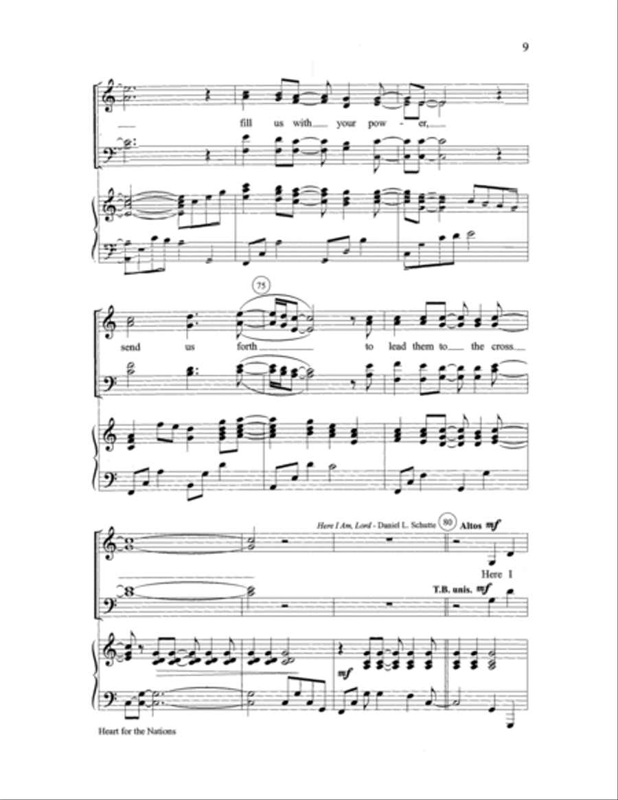 Heart for the Nations Heart for the Nations 4-Part scores gallery preview page 9