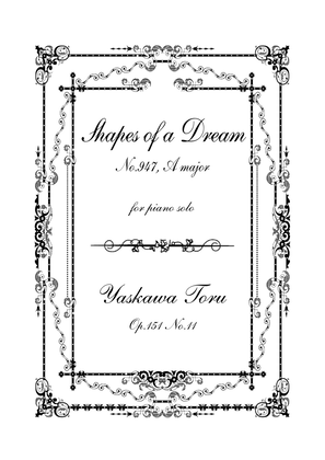 Book cover for Shapes of a Dream No.947, A major, Op.151 No.11