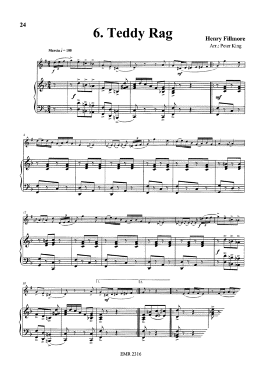 15 Rags 15 Rags Clarinet Solo scores gallery preview page 8