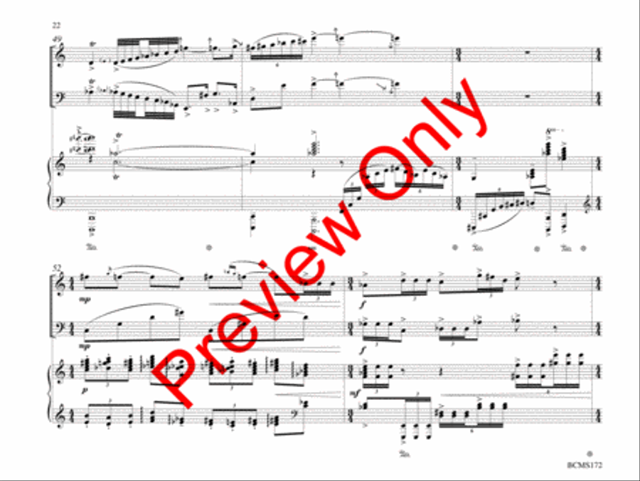 Journey Toward the Eternal Flame Bassoon scores gallery preview page 23