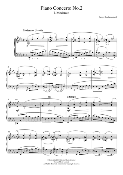 Piano Concerto No.2 - 1st Movement