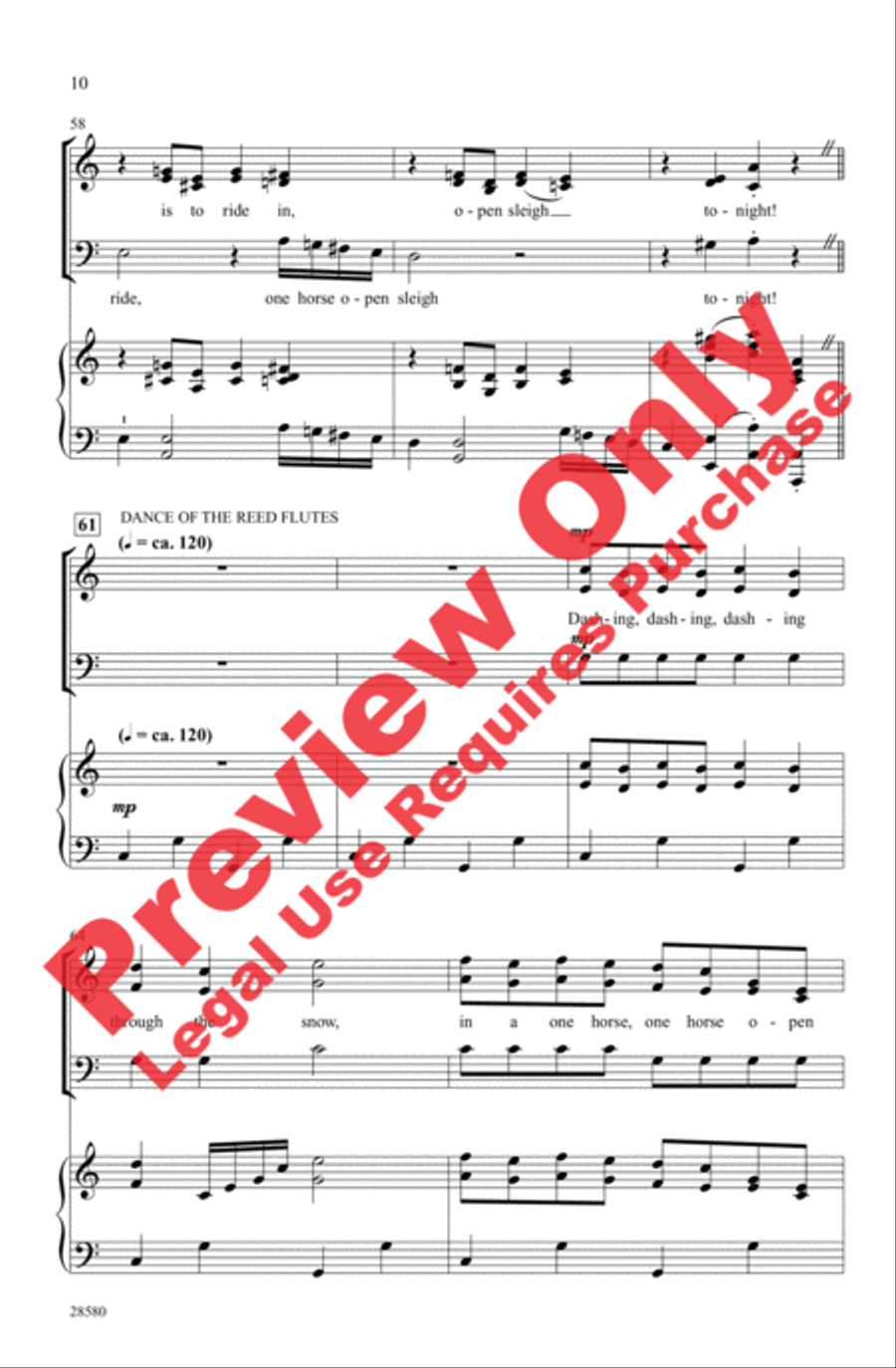 Nutcracker Jingles 3-Part scores gallery preview page 9