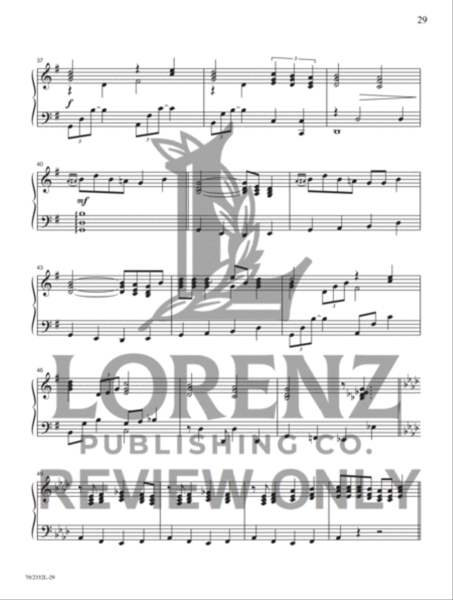 The Best of Mark Hayes for the Intermediate Pianist Piano Solo scores gallery preview page 20