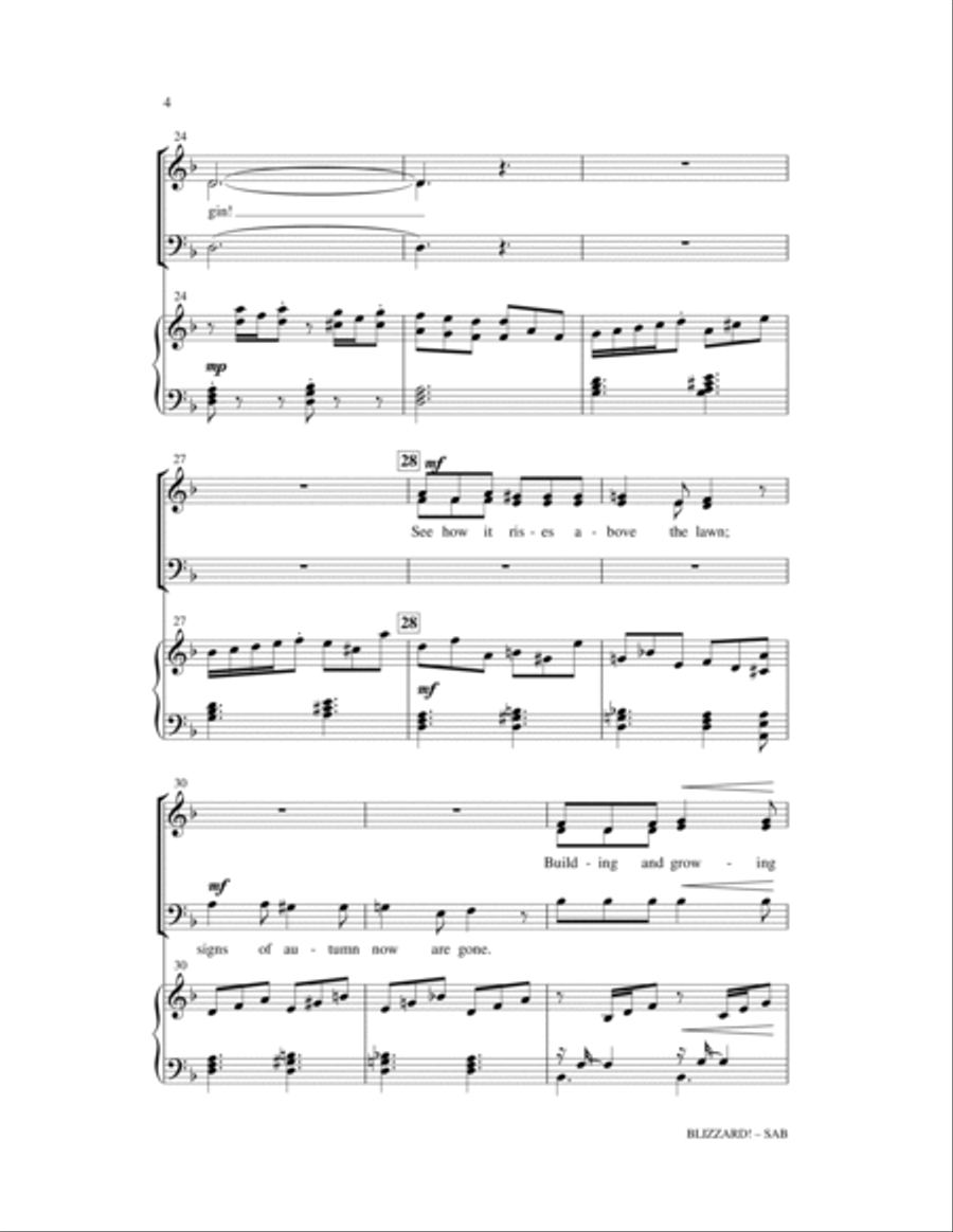 Blizzard Blizzard 3-Part scores gallery preview page 4