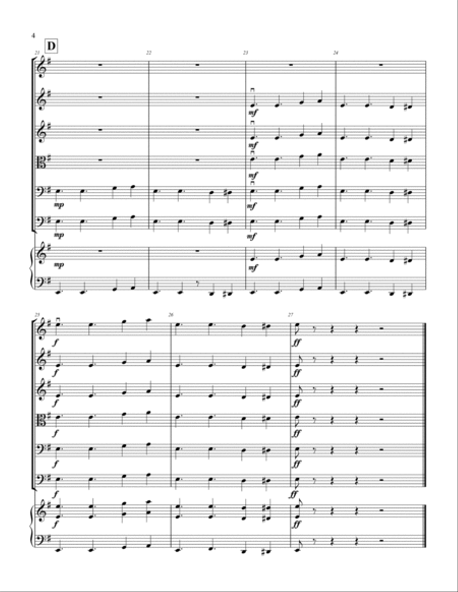 Mission: Impossible Theme String Orchestra scores gallery preview page 4
