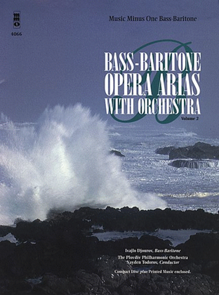 Book cover for Bass-Baritone Arias with Orchestra - Volume 2