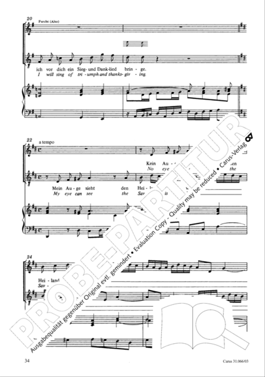 Be joyful, you Christians (Erfreut euch, ihr Herzen) ATB scores gallery preview page 35