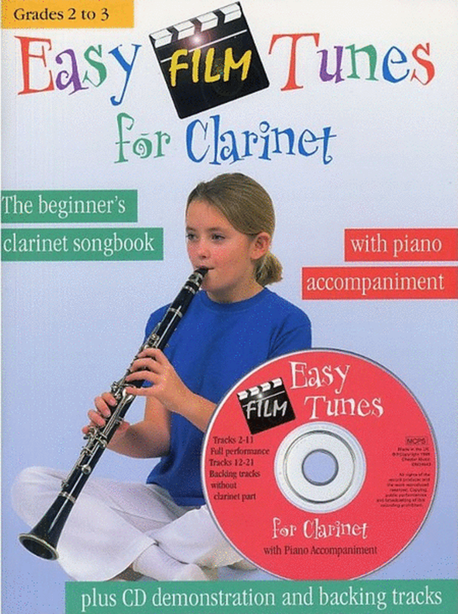 Easy Film Tunes For Clarinet/Piano Book/CD