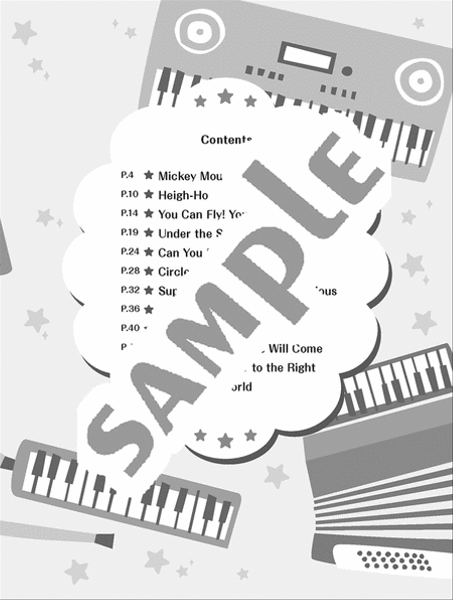 Ensemble for Kids - Disney Songs/English Version Collection / Songbook scores gallery preview page 3