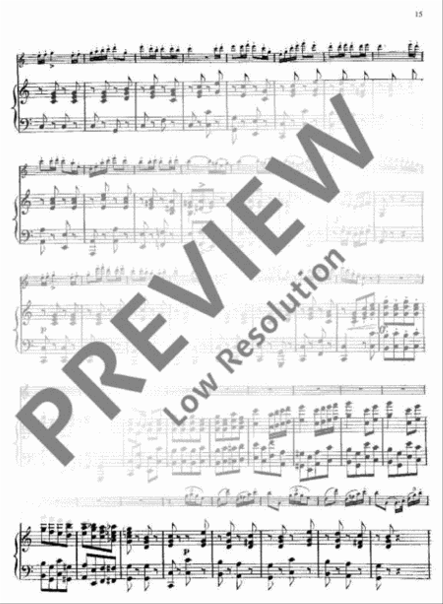 Fantaisie sur des airs écossais Flute scores gallery preview page 16