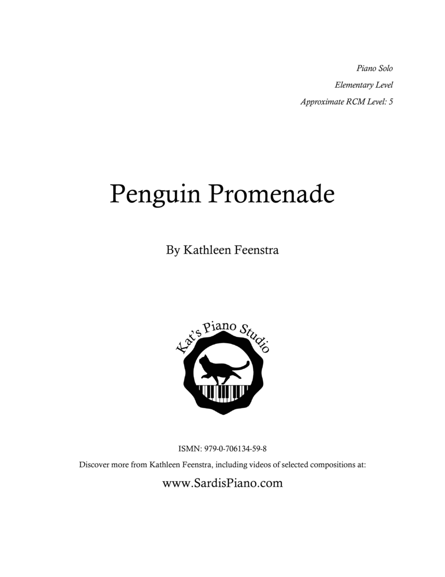 Penguin Promenade Piano Solo scores gallery preview page 1