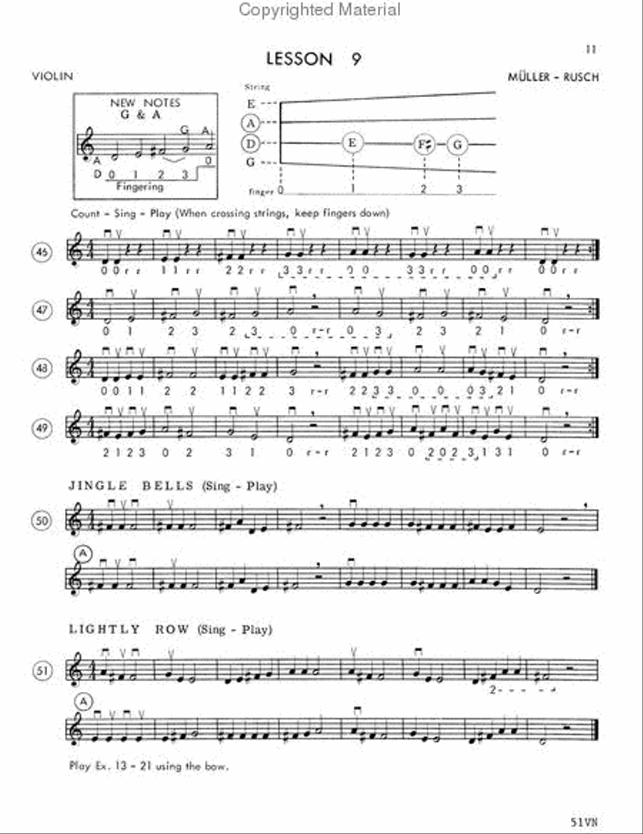 Muller-Rusch String Method Book 1 - Violin Chamber Orchestra scores gallery preview page 3
