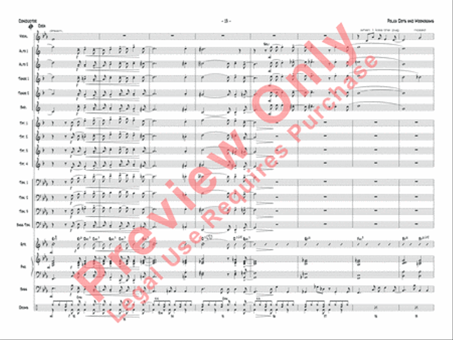 Polkadots and Moonbeams Jazz Ensemble scores gallery preview page 16