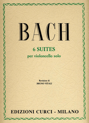 Book cover for 6 Suites per violoncello solo