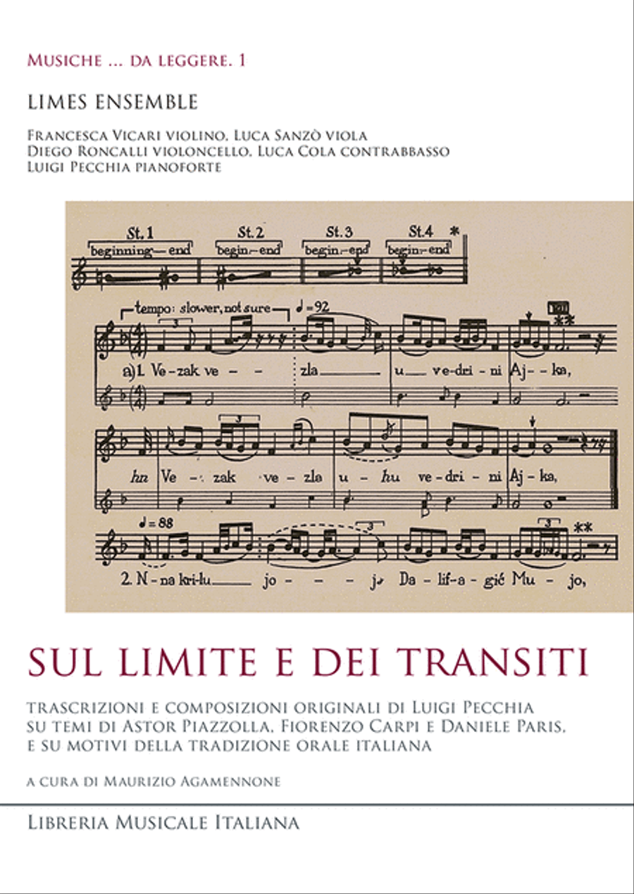 Sul limite e dei transiti CD scores gallery preview page 1