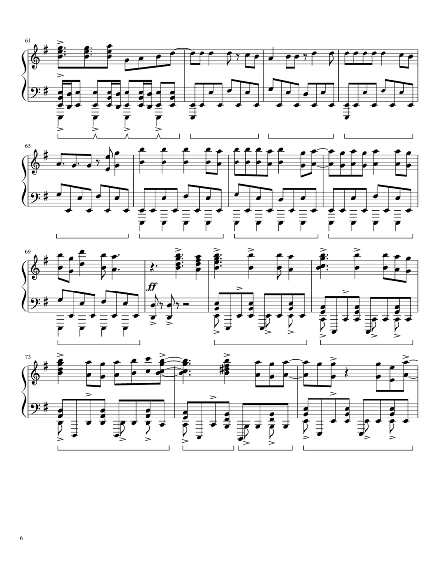 The Phoenix The Phoenix Easy Piano scores gallery preview page 6
