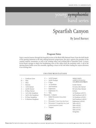 Spearfish Canyon: Score