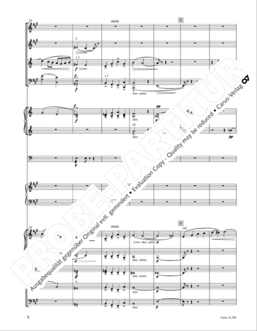 Preludio sinfonico Orchestra scores gallery preview page 9